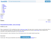 Tablet Screenshot of news.financialsecrecyindex.com