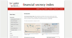 Desktop Screenshot of financialsecrecyindex.com